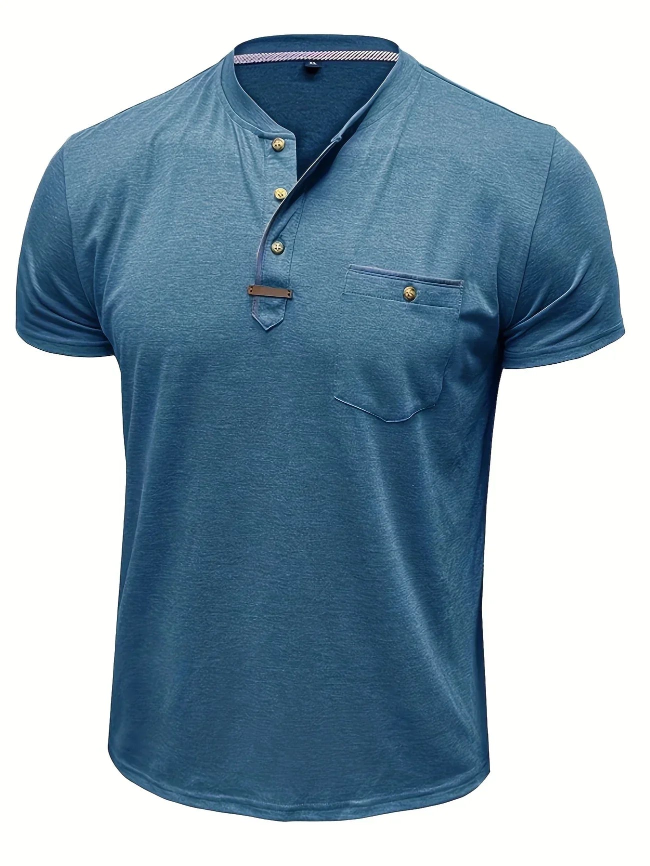 Saxon – Elegant Rundhalsausschnitt T Hemd Mit Tasche