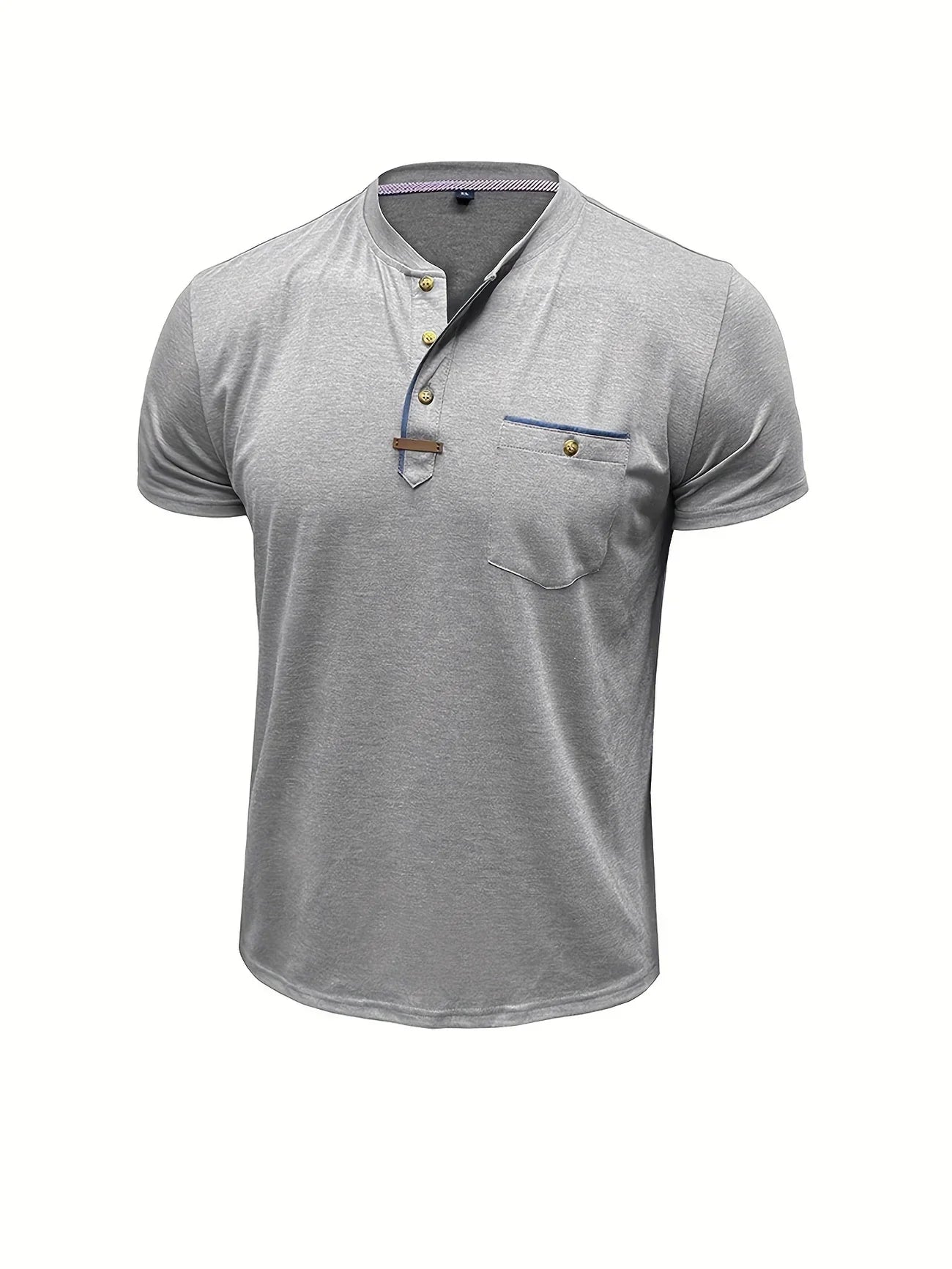 Saxon – Elegant Rundhalsausschnitt T Hemd Mit Tasche