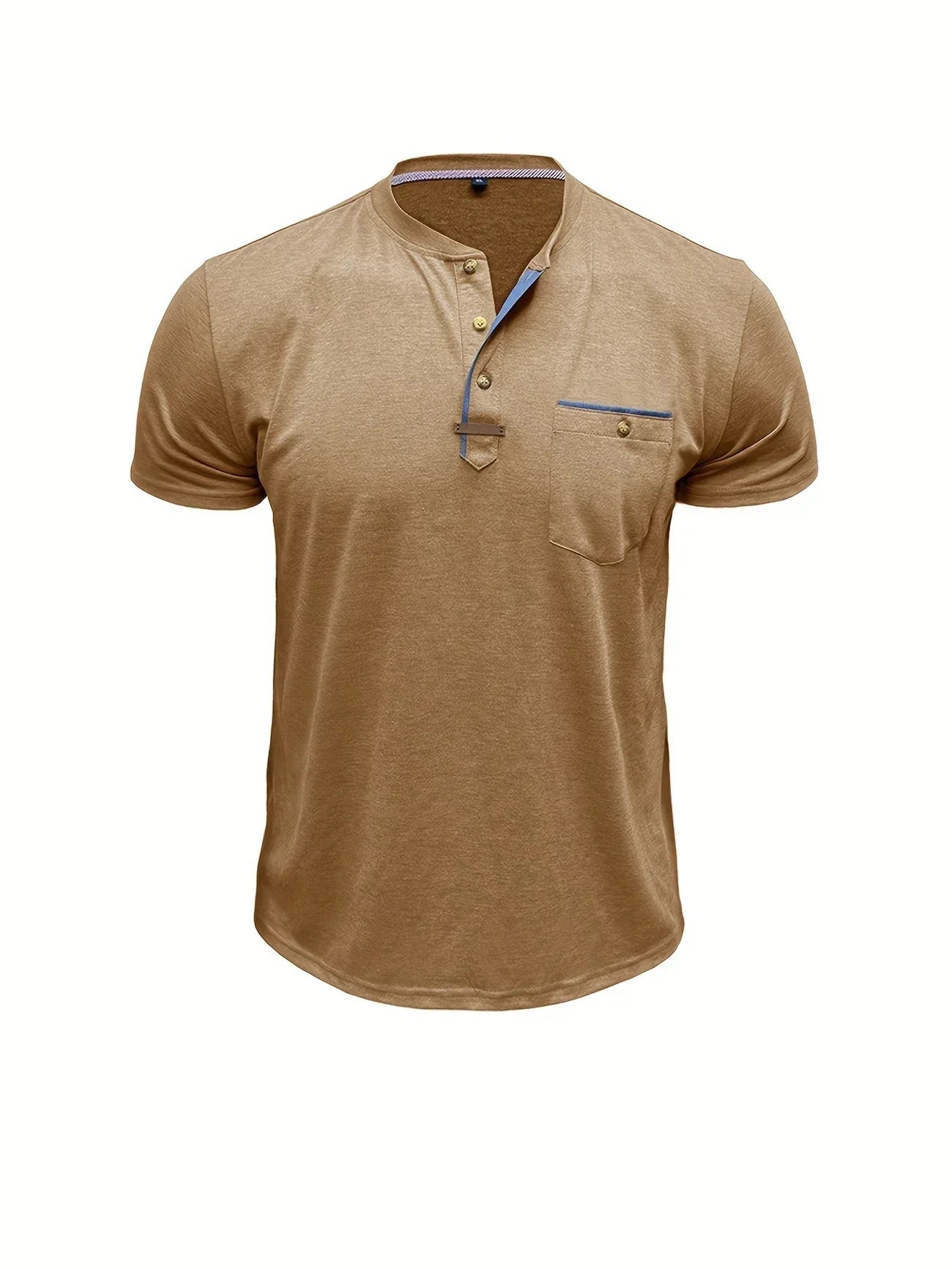 Saxon – Elegant Rundhalsausschnitt T Hemd Mit Tasche