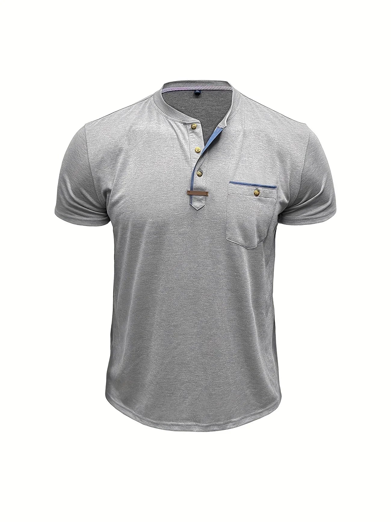 Saxon – Elegant Rundhalsausschnitt T Hemd Mit Tasche