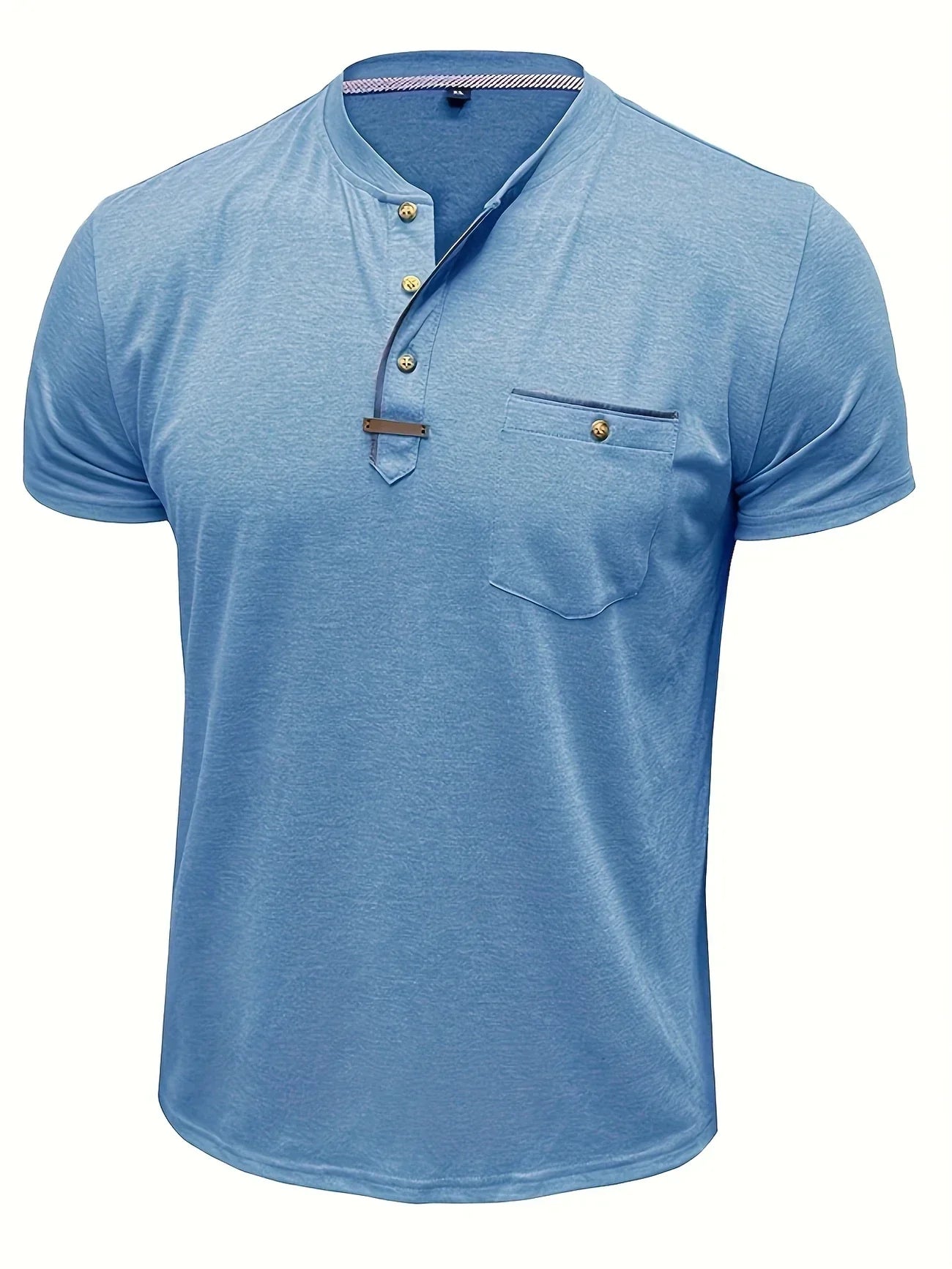 Saxon – Elegant Rundhalsausschnitt T Hemd Mit Tasche