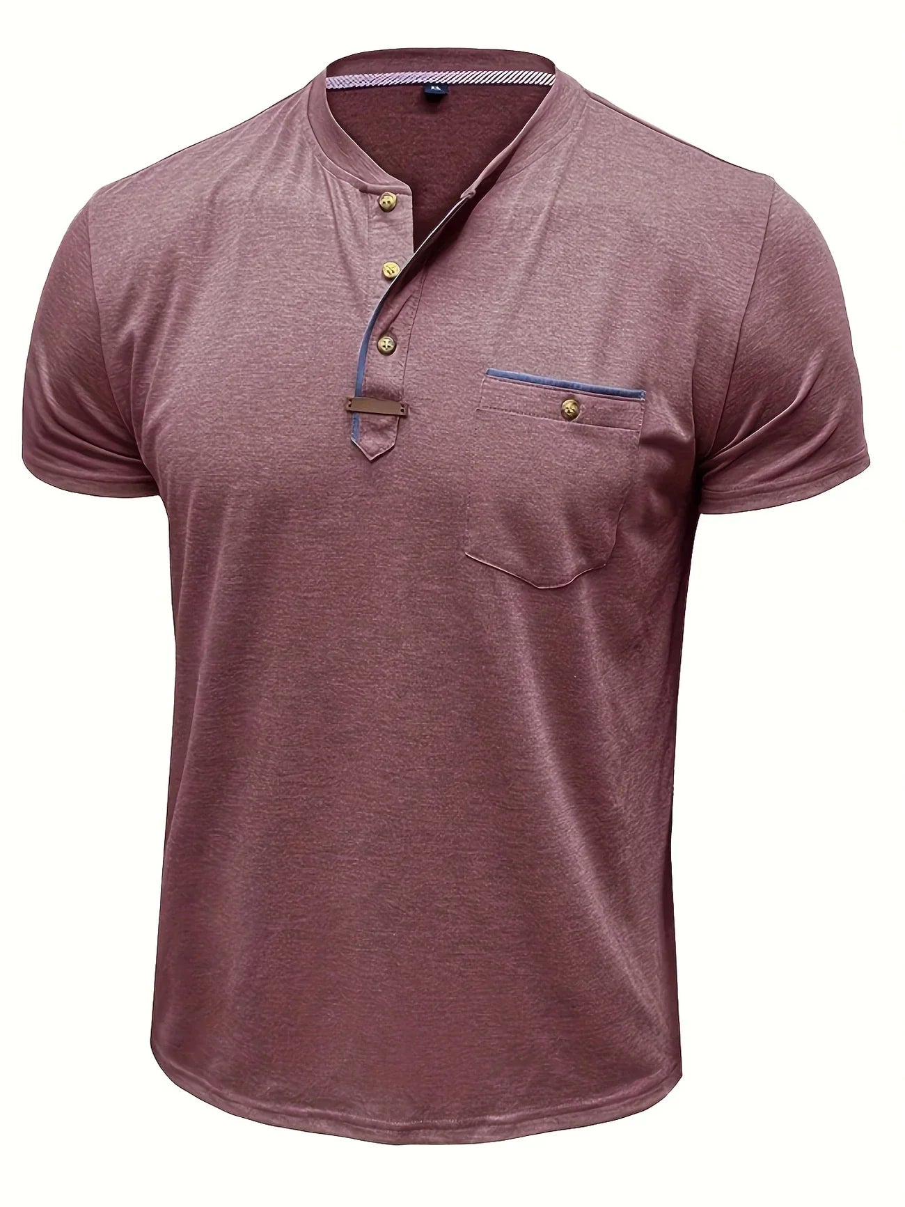 Saxon – Elegant Rundhalsausschnitt T Hemd Mit Tasche