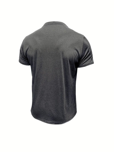 Saxon – Elegant Rundhalsausschnitt T Hemd Mit Tasche