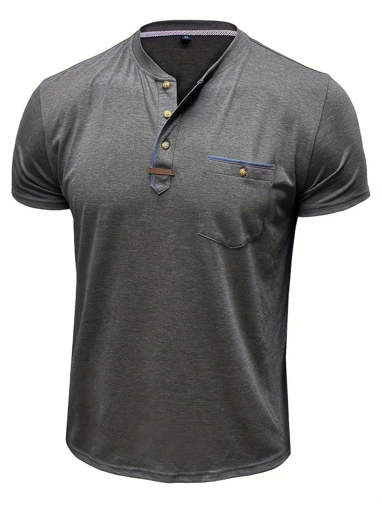 Saxon – Elegant Rundhalsausschnitt T Hemd Mit Tasche