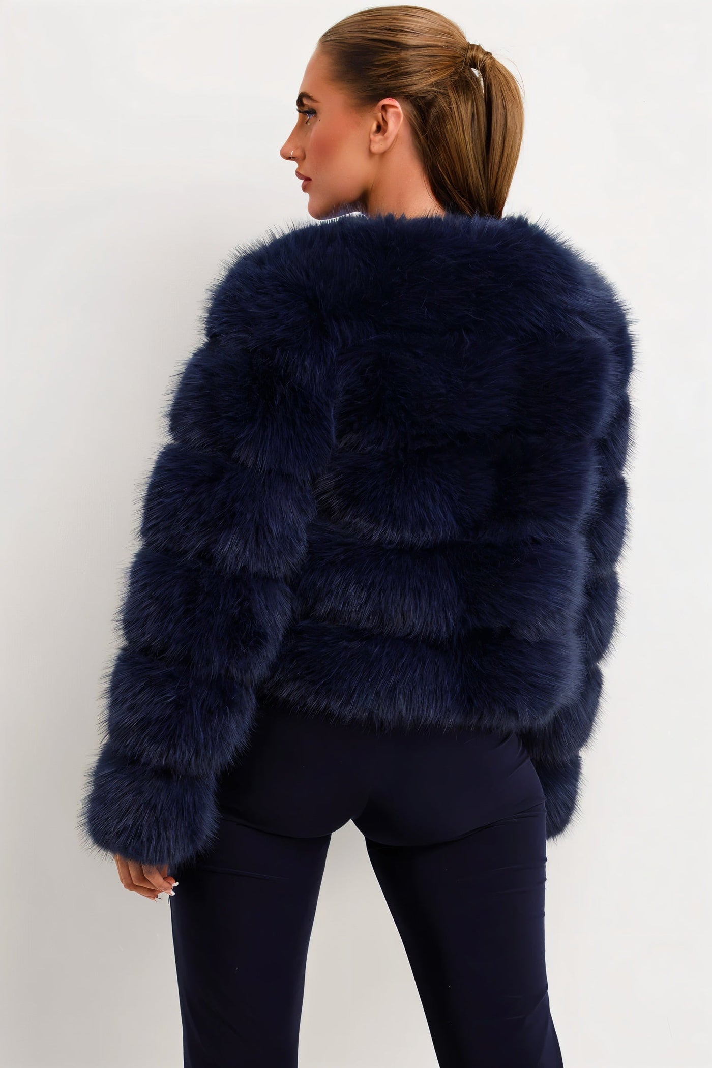 BEATRICE Kunstfell-Bubble-Jacke